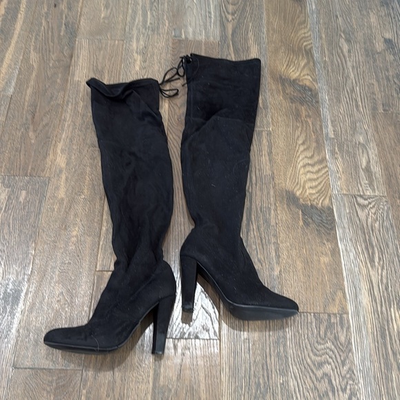 BLACK Steve Madden Gorgeous Boots size 9​​​​ - Picture 5 of 6